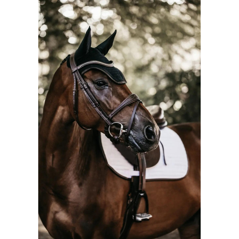 Kentucky Wellington Leather Fly Veil Black-1